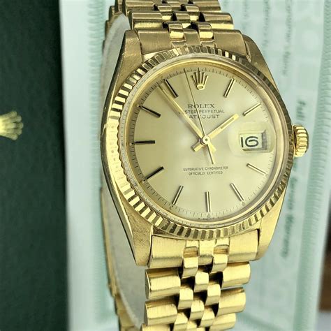 early gold rolex